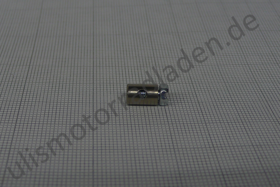 Schraubnippel D6x9, Bohrung 2,5mm