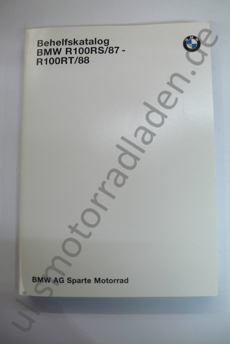 Behelfs-Katalog for BMW R100RS/1987-R100RT/1988, in DEUTSCH