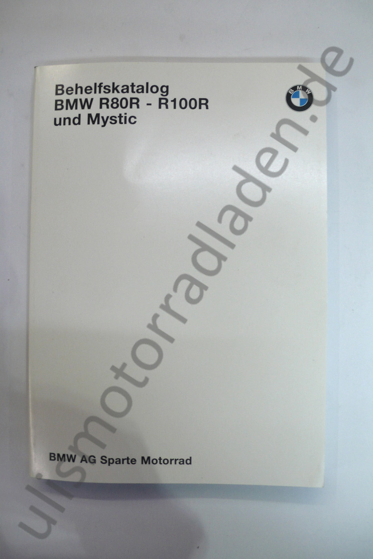 Behelfs-Katalog für BMW R80R und R100R, in DEUTSCH