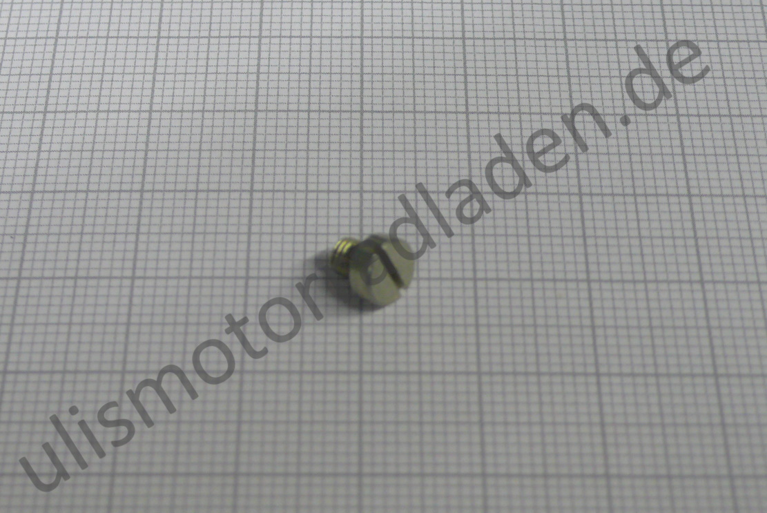 Schraube M 3,5 x 4, Zylinderkopf-Schlitz