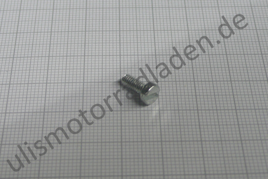 Schraube M 3,5 x  8, Zylinderkopf-Schlitz